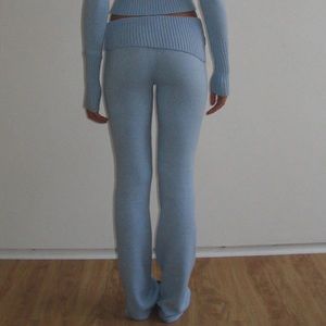 Frankie’s Bikinis Fleur Cloud Knit Low Rise Pant